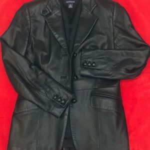 Ann Taylor Leather Jacket Size 6!